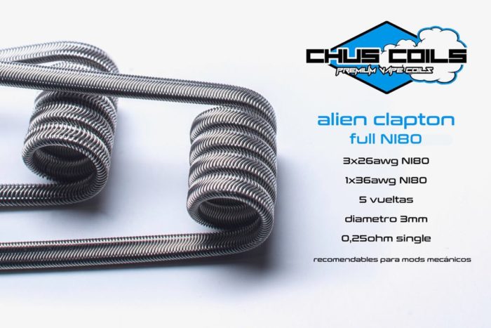 Chus Coils Alien Clapton Full Ni80