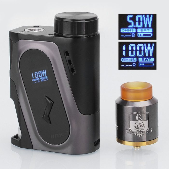 Capo Squonker 100W con Combo RDA KIT Gunmetal - Imagen 2