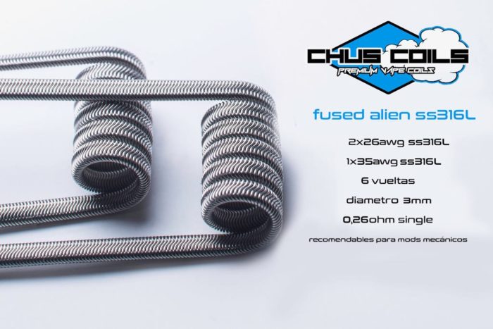 Chus Coils Fused Alien Full SS316L