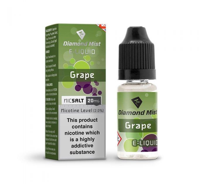 Diamond Mist Grape NicSalt 20mg 10ml
