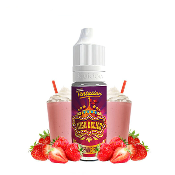 Milkshake Fraise 10ml Liquideo 0mg