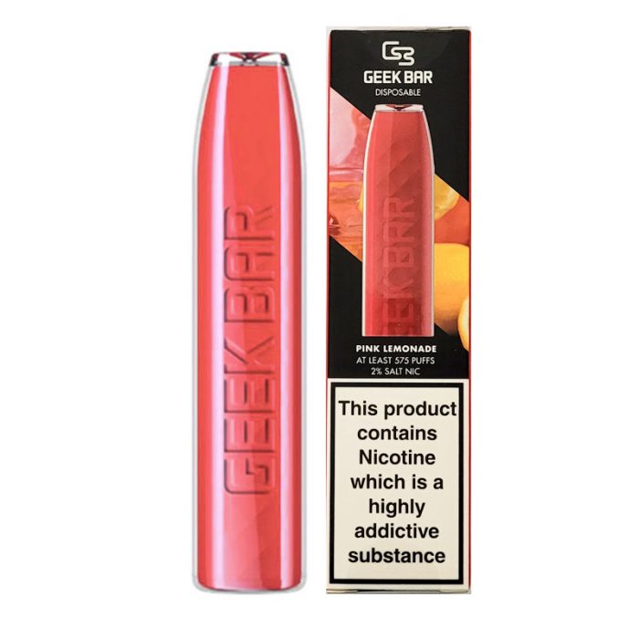 Disposables Geek Bar Pink Lemonade 20mg 575 Puff Geekvape