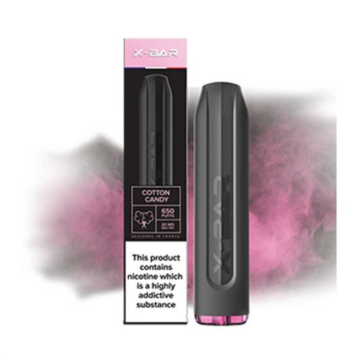 Desechable X-Bar Cotton Candy 650 Puff
