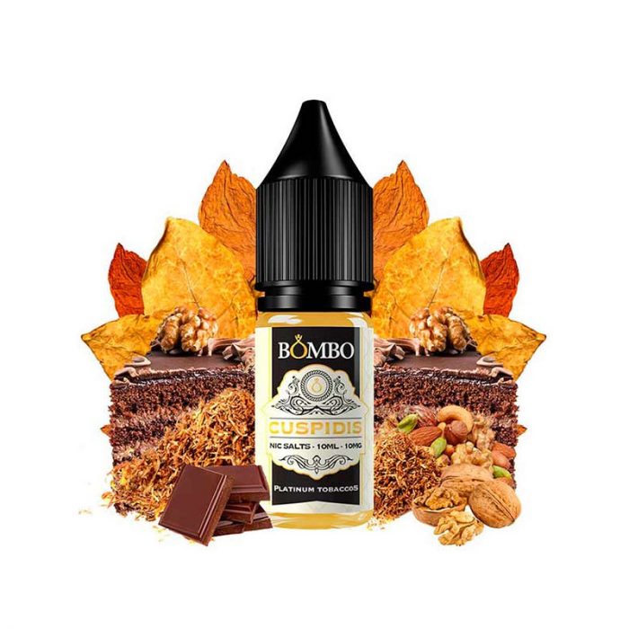 Cuspidis 10ml Platinum Tobaccos Nic Salts by Bombo