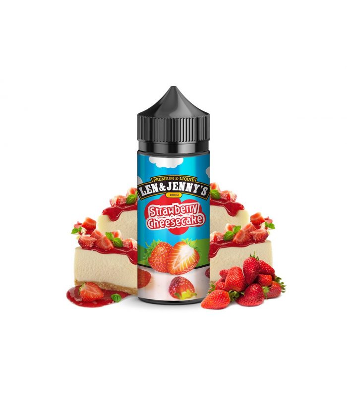 Len & Jenny's Strawberry Cheesecake 100ml